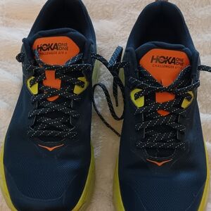 Hoka One One Men's Challenger ATR 6 - Navy and Neon Yellow